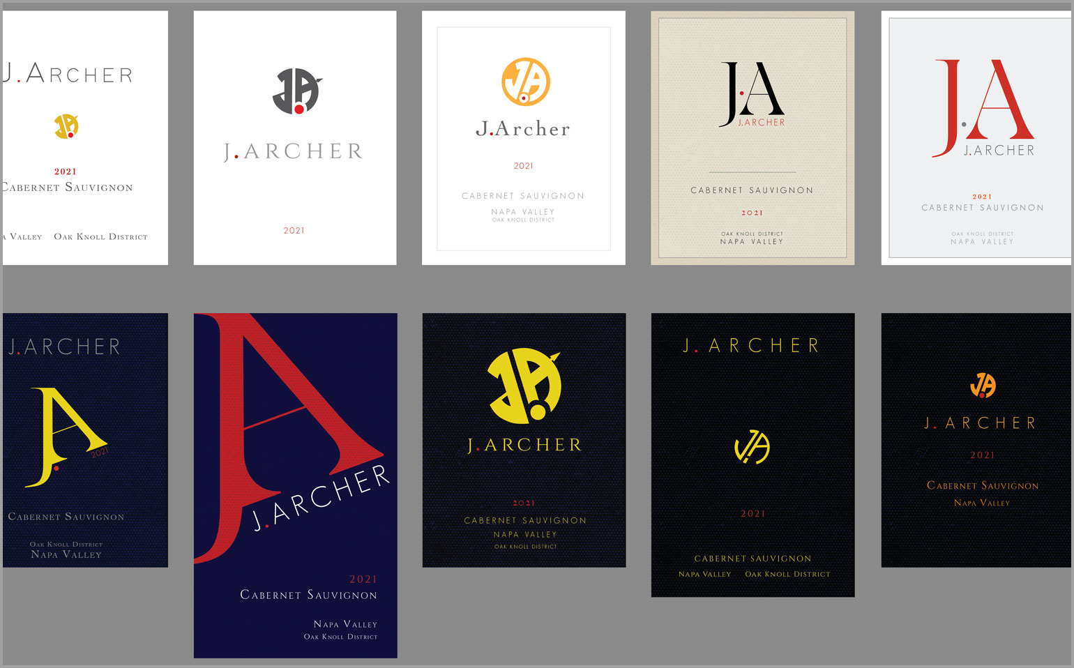 Alternate label designs